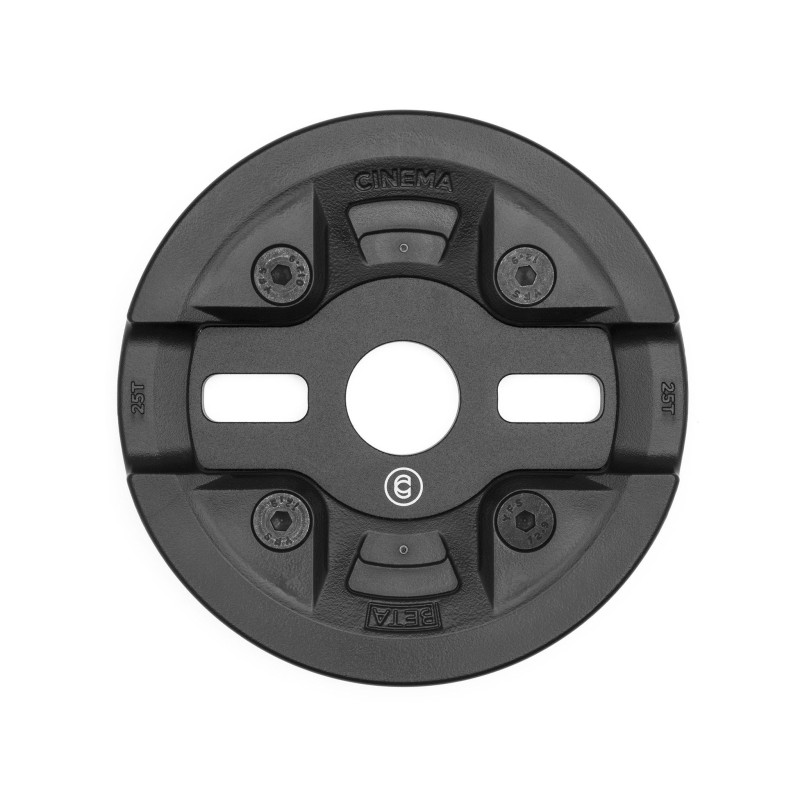 Couronne BMX Full Guard CINEMA BETA, 25 T, Noir